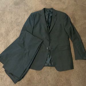 Charcoal Banana Republic Suit